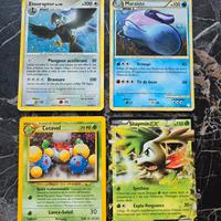 8 carte pokemon rare francesi