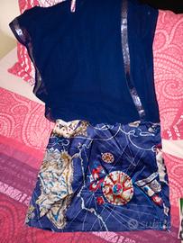 abiti estivo blu 
