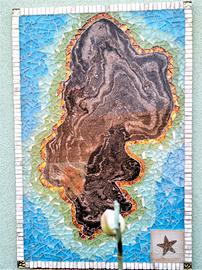 Quadro in mosaico di vetro