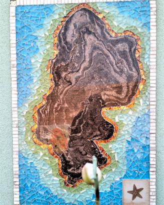 Quadro in mosaico di vetro