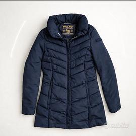 Woolrich piumino donna blu imbottito originale xs