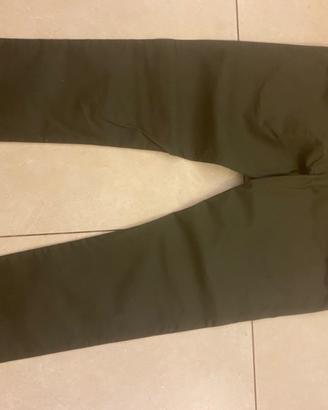 Pantaloni cotone verde militare nuovo