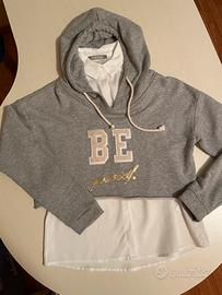 Felpa + camicia PLEASE taglia S