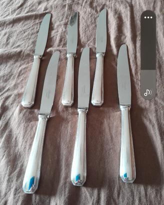 N. 6 coltelli  servizio Christofle serie America