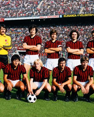 fotografia formazione Milan 10 scudetto 1979