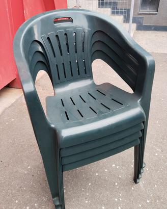 sedie da esterno impilabili 