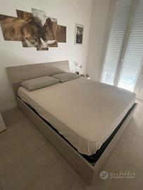 letto matrimoniale contenitore 