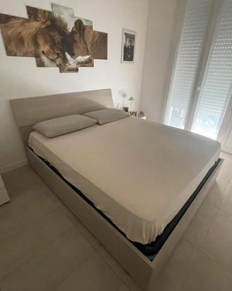 letto matrimoniale contenitore 