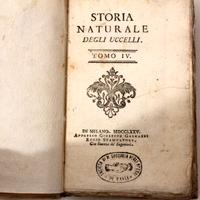 Storia Naturale Degli Uccelli Prima Edizione 1975