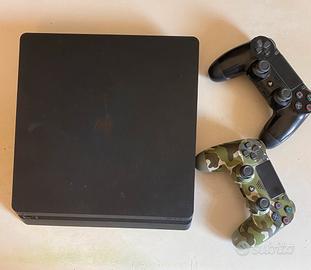 Playstation 4 slim 500 Gb + 2 joystick + 4 giochi