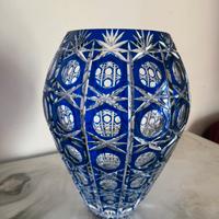 vaso in cristallo di Boemia