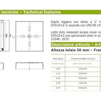 Chiusino metallo 50x50