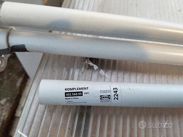 2 barre appendiabiti