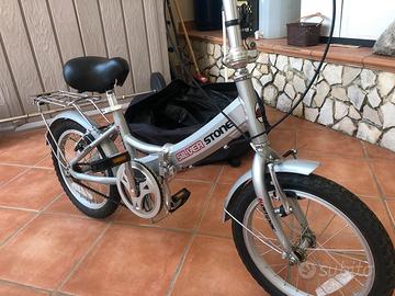 2 Biciclette mini pieghevoli con sacca trasporto