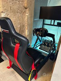 Postazione gaming simulatore guida