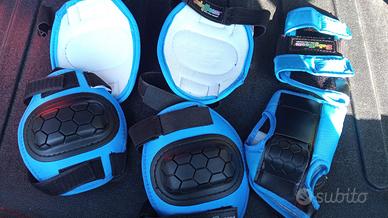 Set Protezioni Pattini Skateboard Bici Bambini