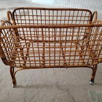 culla neonato in vimini Vintage 