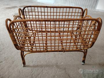 culla neonato in vimini Vintage 
