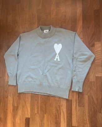 Maglione Ami Paris Grigio