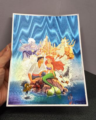 Stampa a colori serigrafata "La sirenetta"