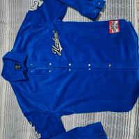 Overshirt in velluto a coste Oversize Fit (Blue)