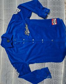 Overshirt in velluto a coste Oversize Fit (Blue)