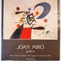 Joan Miró Grafica 1979 Libro Catalogo Mostra Siena
