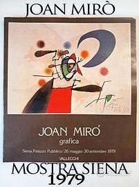 Joan Miró Grafica 1979 Libro Catalogo Mostra Siena