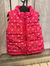 Piumino smanicato bambina BluKids