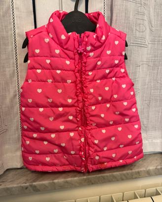 Piumino smanicato bambina BluKids
