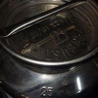 FUSTI ACCIAIO INOX 18/10 PER ALIMENTI 25 LT C/RUBI