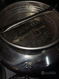 FUSTI ACCIAIO INOX 18/10 PER ALIMENTI 25 LT C/RUBI