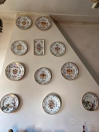 Piatti decorativi dipinti a mano in ceramica