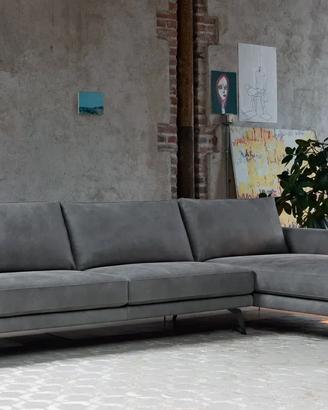 Divano Doimo modello Philip con chaise longue