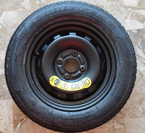 Ruota di scorta 175/65R14 82T cerchio 4x108