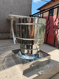 Comignolo in acciaio inox per canna fumaria