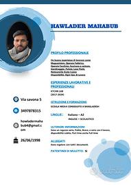 Magazziniere,facchinaggio,aiuto cuoco