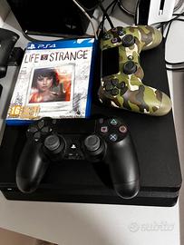Ps4 slim 500GB, joystick e gioco