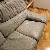 divano e poltrone in vera pelle