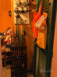 Canne da pesca e mulinelli