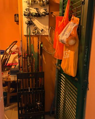 Canne da pesca e mulinelli