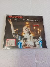 CD Don't Cry For Me Argentina Madonna 