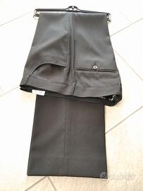 pantaloni nuovi brugi neri rigati taglia 48
