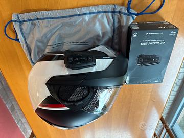 Casco modulare SHARK EVO GT bianco rosso