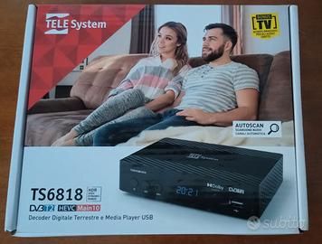 Decoder nuovo digitale terrestre Telesystem TS6818