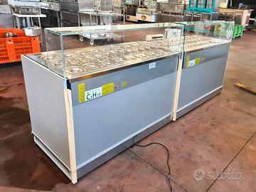 vetrina frigo inox per poke usata