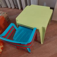 tavolino e sedie bambini giardino 