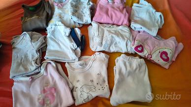 abbigliamento vario bambina 0-3 mesi