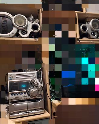 Stereo Hi‑Fi JVC MX‑GT80 – Completo