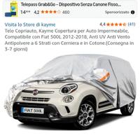 Copri auto adatto a Fiat 500 L